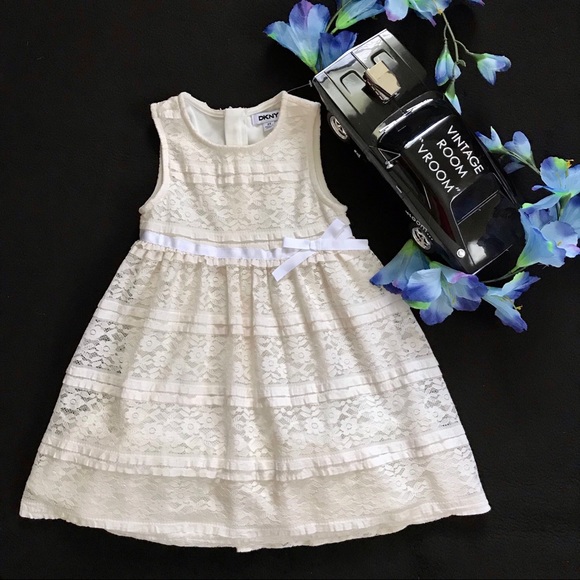 Dkny Other - DKNY NWOT Lace Dress for Girls 3T